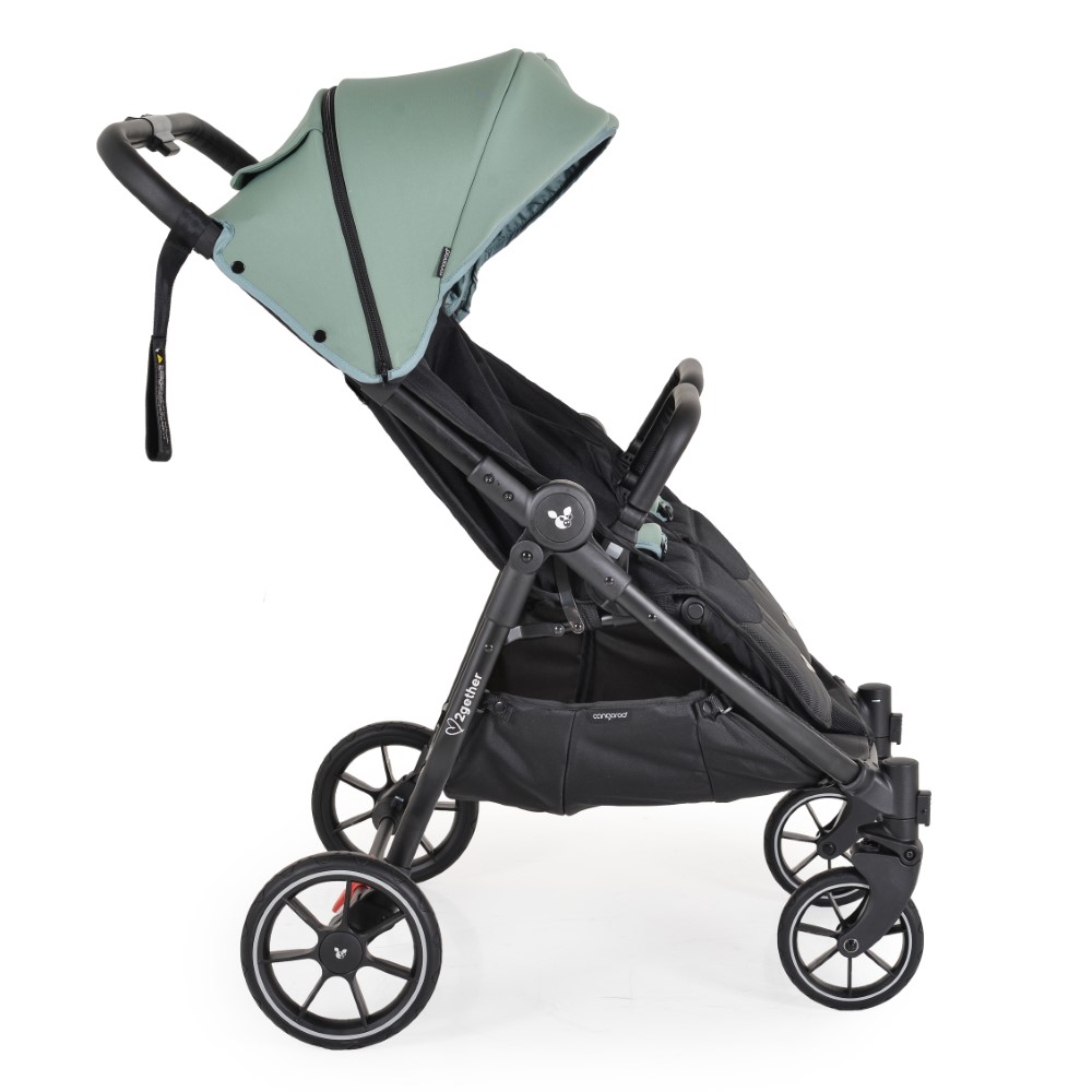 Καρότσι διδύμων της εταιρείας Kikka Boo με ισχυρό και ελαφρύ πλαίσιο αλουμινίου.