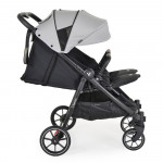 Καρότσι διδύμων της εταιρείας Kikka Boo με ισχυρό και ελαφρύ πλαίσιο αλουμινίου.