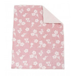 Η φωτογραφία δείχνει Κουβερτούλα διπλής όψεως με Corduroy Flannel 220 gr/m² στην πάνω πλευρά και μονόχρωμη Sherpa 200 gr/m² στην κάτω πλευρά, διαστάσεων 75X100 cm.