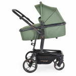 Η φωτογραφία δείχνει Πολυκαρότσι 3 σε 1 με κάθισμα αυτοκινήτου της εταιρείας Cangaroo.