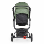 Η φωτογραφία δείχνει Πολυκαρότσι 3 σε 1 με κάθισμα αυτοκινήτου της εταιρείας Cangaroo.