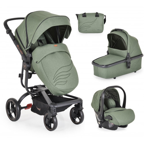 CANGAROO ΠΟΛΥΚΑΡΟΤΣΙ 3 ΣΕ 1 ΚΑΘΙΣΜΑ ΑΥΤΟΚΙΝΗΤΟΥ ΚΑΙ ΚΑΛΑΘΟΥΝΑ ELLADA GREEN 3800146236793