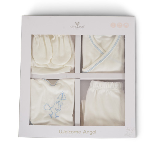 CANGAROO ΣΕΤ ΔΩΡΟΥ ΓΙΑ ΝΕΟΓΕΝΝΗΤΟ WELCOME MY LITTLE ANGEL BLUE 3800146271350