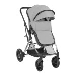 Καρότσι 3 σε 1 της εταιρείας Kikka Boo με ελαφρύ ατσάλινο σκελετό και εύκολο μετρατρέψιμο κάθισμα σε καλαθούνα.