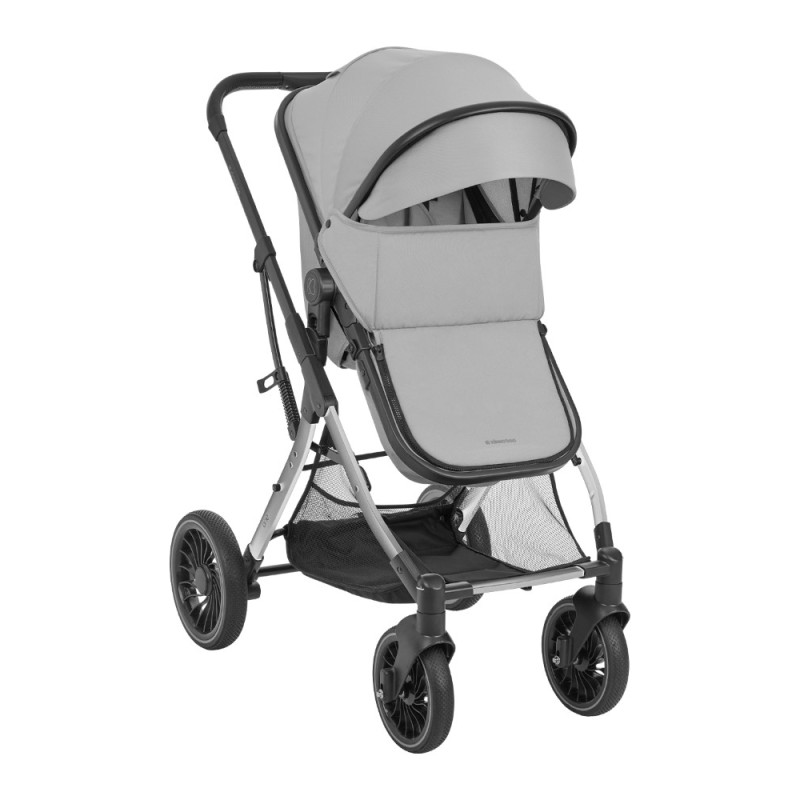 Καρότσι 3 σε 1 της εταιρείας Kikka Boo με ελαφρύ ατσάλινο σκελετό και εύκολο μετρατρέψιμο κάθισμα σε καλαθούνα.