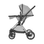 Καρότσι 3 σε 1 της εταιρείας Kikka Boo με ελαφρύ ατσάλινο σκελετό και εύκολο μετρατρέψιμο κάθισμα σε καλαθούνα.