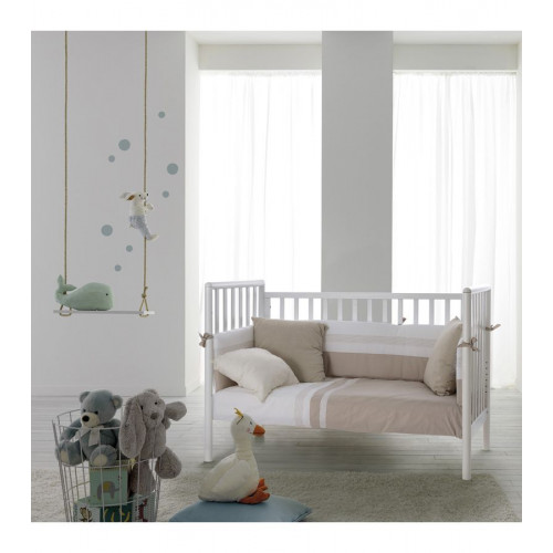 PALI ΒΡΕΦΙΚΗ ΚΟΥΝΙΑ FLIPPY WHITE-NATURAL 0127FLIBN