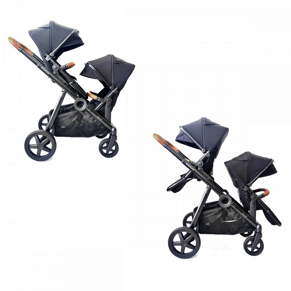 Καρότσι διδύμων με καλαθούνες της εταιρείας Kikka Boo.