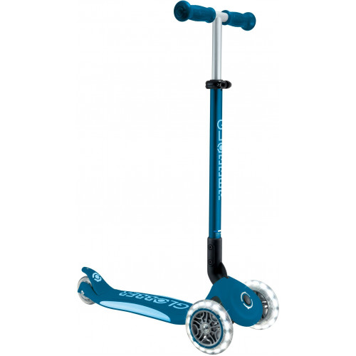 Globber Scooter Elite Lights V2 Petrol Blue (439-601-3)