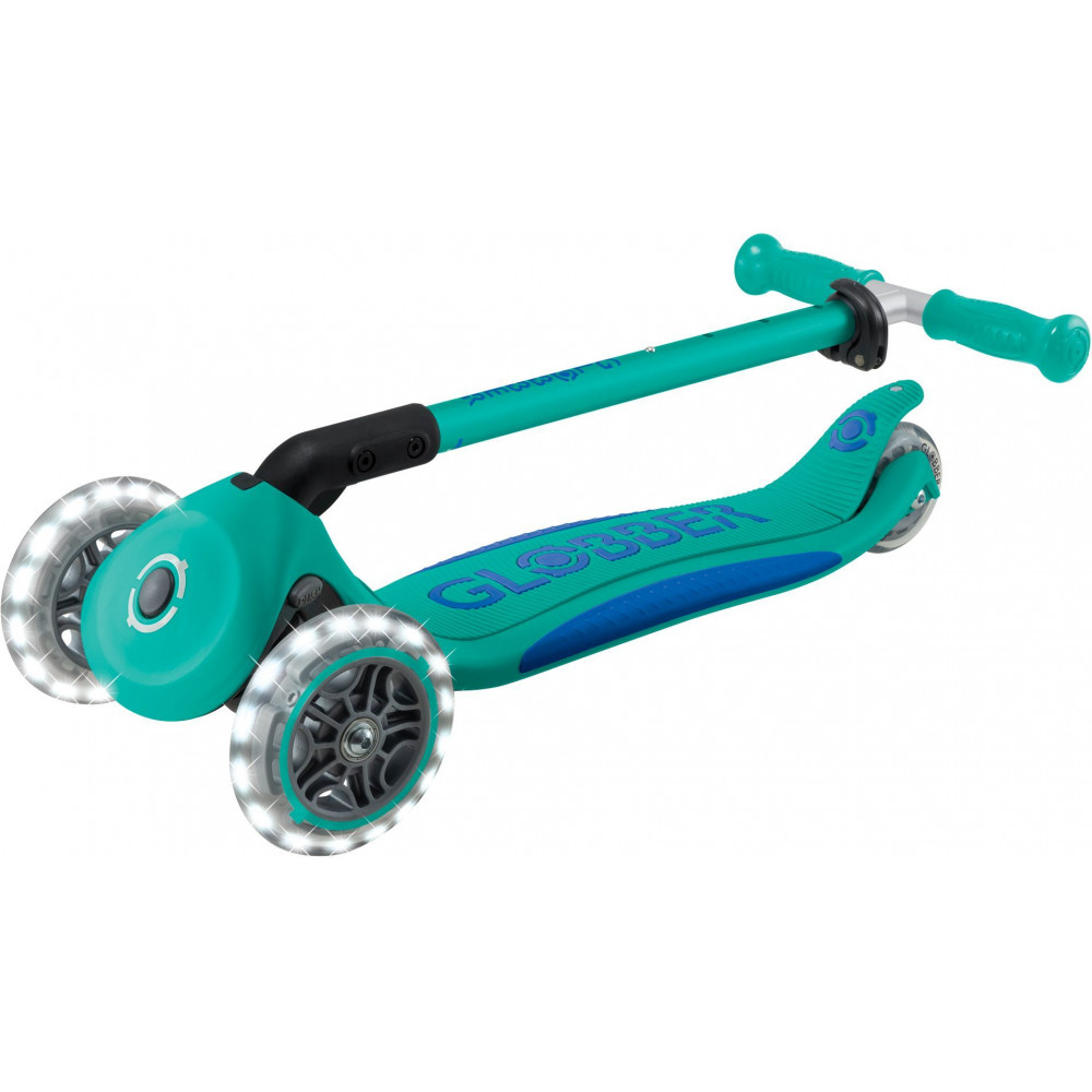 Globber Scooter Elite Lights V2 Emerald Green (439-607-3)>.