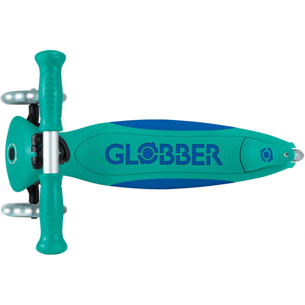 Globber Scooter Elite Lights V2 Emerald Green (439-607-3)>.