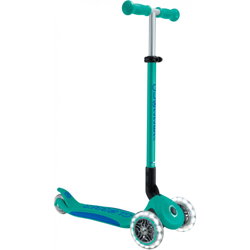 Globber Scooter Elite Lights V2 Emerald Green (439-607-3)>.