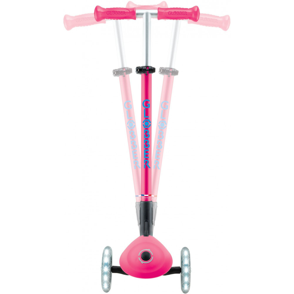 Globber Scooter Elite Lights V2 Fuchsia (439-610-3).