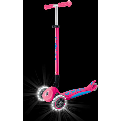 Globber Scooter Elite Lights V2 Fuchsia (439-610-3)