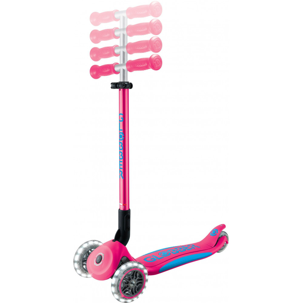 Globber Scooter Elite Lights V2 Fuchsia (439-610-3).