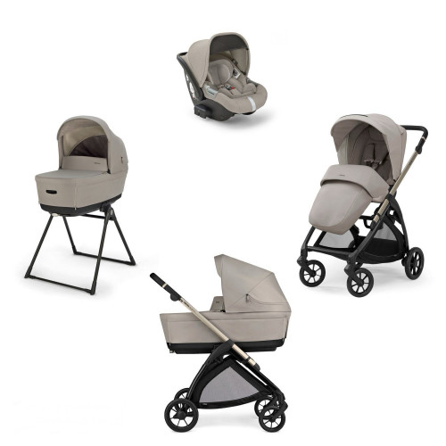 INGLESINA Καρότσι Electa Quattro Battery Beige και κάθισμα Darwin Infant KA51S0BTB