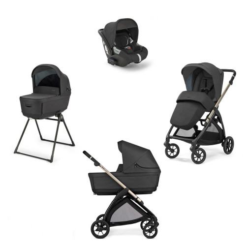 INGLESINA Καρότσι Electa Quattro Upper Black και κάθισμα Darwin Infant KA51S0UPB