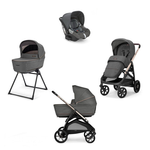 INGLESINA Καρότσι Aptica Quattro Velvet Grey και κάθισμα Darwin Infant KA61S0VLG