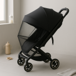 LOOMY ΚΟΥΝΟΥΠΙΕΡΑ ΚΑΡΟΤΣΙΟΥ ΜΕ ΣΚΙΑΣΤΡΟ ΚΑΙ ΘΟΛΟ ΜΑΥΡΗ LM-20220Κουνουπιέρα Καροτσιού με σκίαστρο της Εταιρείας LoomyΑπόλυτη Προστασία απο τα κουνούπια και τον ήλιο για το Μωρό σαςΧαρίστε στο μωρό σας ηρεμία και προστασία σε κάθε βόλτα με την κουνουπιέρα καροτσιού με σκίαστρο, σχεδιασμένη να εφαρμόζε