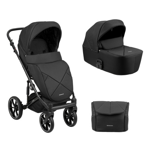 KIKKA BOO ΠΟΛΥΚΑΡΟΤΣΙ 2 ΣΕ 1 ΜΕ ΚΑΛΑΘΟΥΝΑ AMANI BLACK 31001020125
