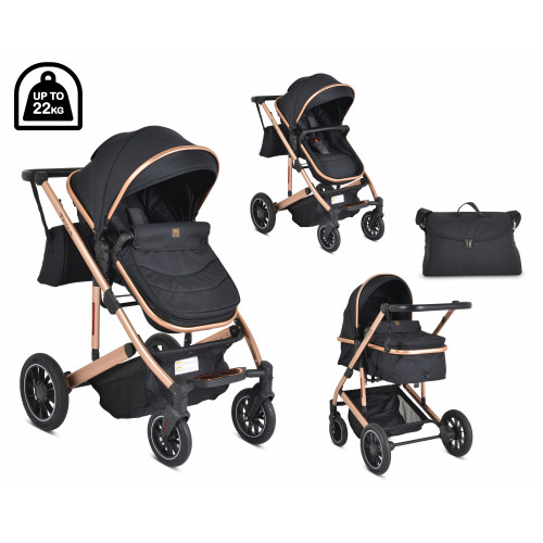 MONI ΜΕΤΑΤΡΕΠΟΜΕΝΟ ΚΑΡΟΤΣΙ 2 ΣΕ 1 THIRA BLACK 3800146236069