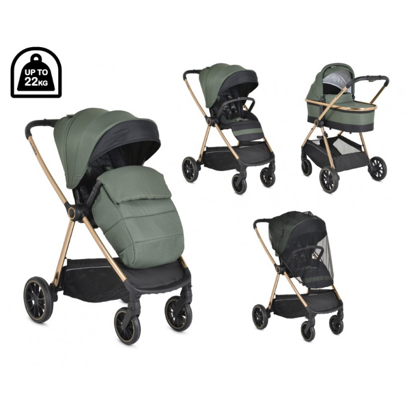 Η φωτογραφία δείχνει CANGAROO ΠΟΛΥΚΑΡΟΤΣΙ ΑΝΤΙΣΤΡΕΨΙΜΟ 2 ΣΕ 1 HYDRA GREY.