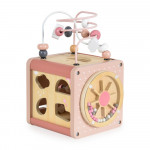 Αυτός ο πολυλειτουργικός ξύλινος κύβος δραστηριοτήτων από την Moni Toys προσφέρει διασκέδαση και μάθηση μέσα από το παιχνίδι! Κάθε πλευρά διαθέτει μια διαφορετική δραστηριότητα που διεγείρει τη φαντασία και υποστηρίζει την ανάπτυξη του παιδιού σας.