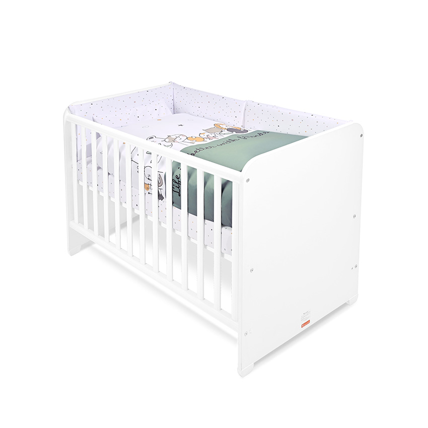 Η φωτογραφία δείχνει Το σετ περιλαμβάνειΠΑΠΛΩΜΑΤΟΘΗΚΗΜέγεθος: 95/140 cmΣύνθεση: Ranforce 100% βαμβάκιΠΑΠΛΩΜΑΜέγεθος: 95/140 cmΚατάλληλο για χρήση σε βρεφική κούνια ή παρόμοιο προϊόν με ελάχιστες διαστάσεις 60/120 cm.