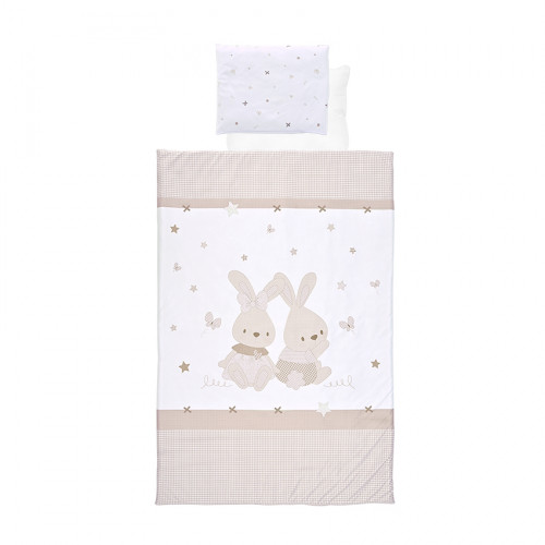 LORELLI ΣΕΤ ΠΡΟΙΚΑΣ 4 ΤΕΜ 100/50 RANFORCE HONEY BUNNY BEIGE 20800026501