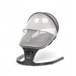 Η φωτογραφία δείχνει LORELLI ΗΛΕΚΤΡΙΚΗ ΚΟΥΝΙΑ ΡΙΛΑΞ SIENA GRAPHITE 100901100025 ταχύτητες λειτουργίας ταλάντωσηςΡυθμιζόμενη ανάκλιση πλάτηςΑφαιρούμενη κουκούλα με κουνουπιέραΈξυπνος αισθητήρας κίνησης - προσαρμόζεται στις κινήσεις όταν το μωρό είναι ξύπνιο ή κοιμισμένοΠροσαρμογέας /περιλαμβάνεται στ