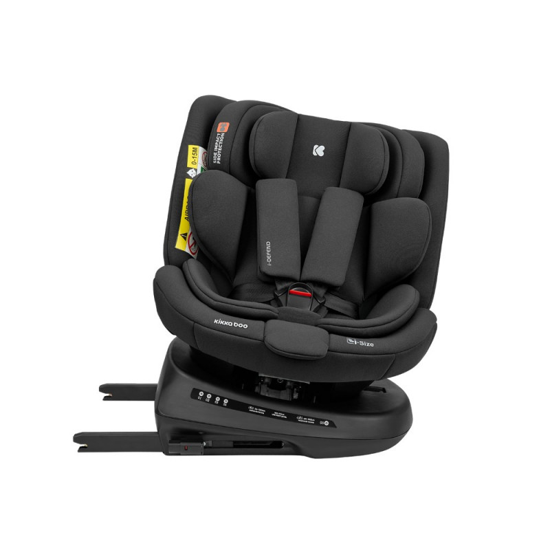 KIKKA BOO ΚΑΘΙΣΜΑ ΑΥΤΟΚΙΝΗΤΟΥ i-SIZE 40-150CM ISOFIX i-DEFEND BLACK 31002100107