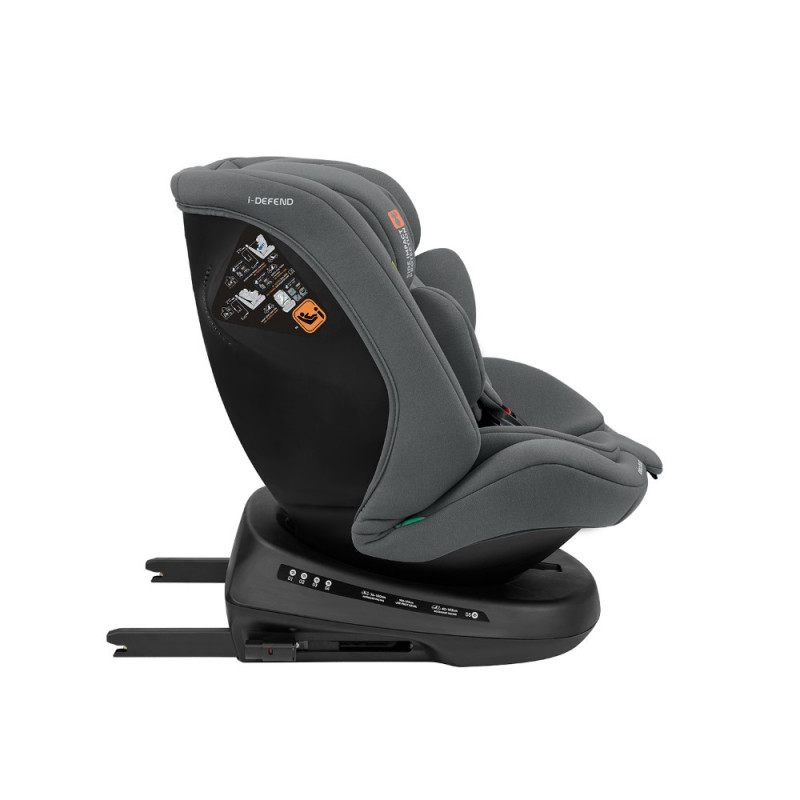 KIKKA BOO ΚΑΘΙΣΜΑ ΑΥΤΟΚΙΝΗΤΟΥ i-SIZE 40-150CM ISOFIX i-DEFEND GREY 31002100108