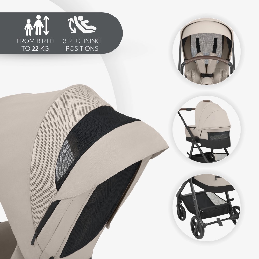 KIKKA BOO ΠΟΛΥΚΑΡΟΤΣΙ 3 ΣΕ 1 MIA BEIGE 31001010265