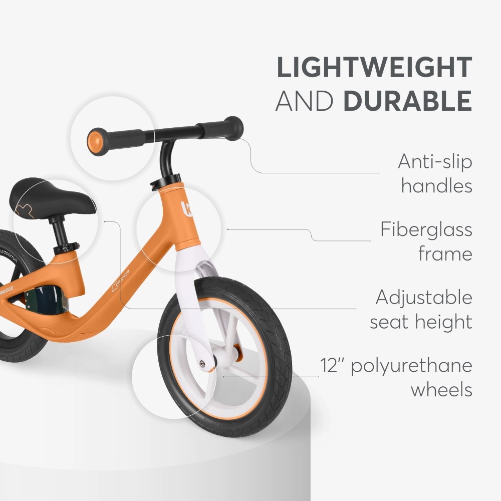 Η φωτογραφία δείχνει Κινήστε το μικρό σας με σιγουριά χρησιμοποιώντας το ποδήλατο ισορροπίας XPLORER – την τέλεια εισαγωγή στην ποδηλασία για παιδιά ηλικίας 3 έως 6 ετών.