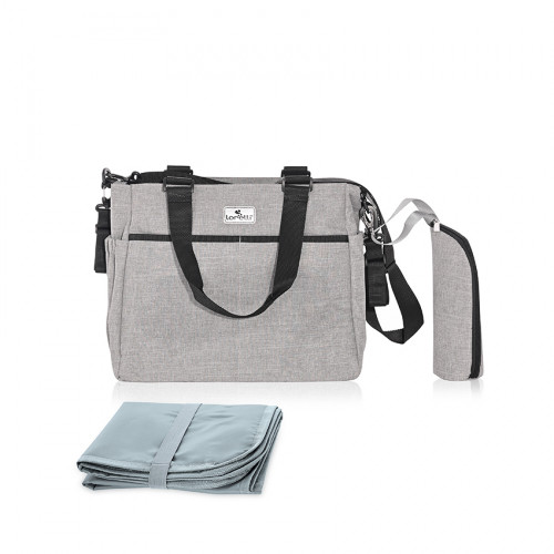 LORELLI ΤΣΑΝΤΑ ΜΑΜΑΣ ΜΕ ΑΛΛΑΞΙΕΡΑ ΜΑΥΑ GREY 10040250001