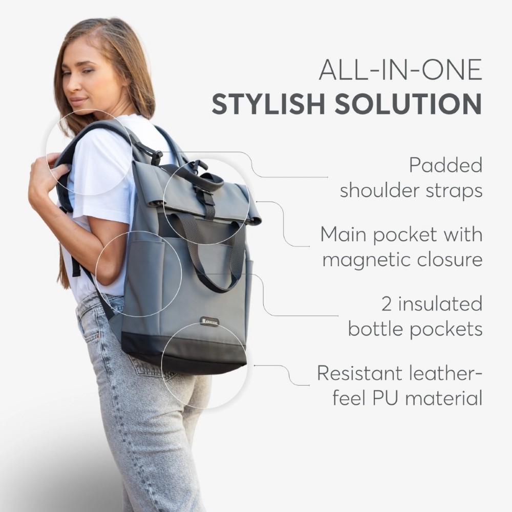 KIKKA BOO ΤΣΑΝΤΑ ΜΑΜΑΣ CERISE BLACK.