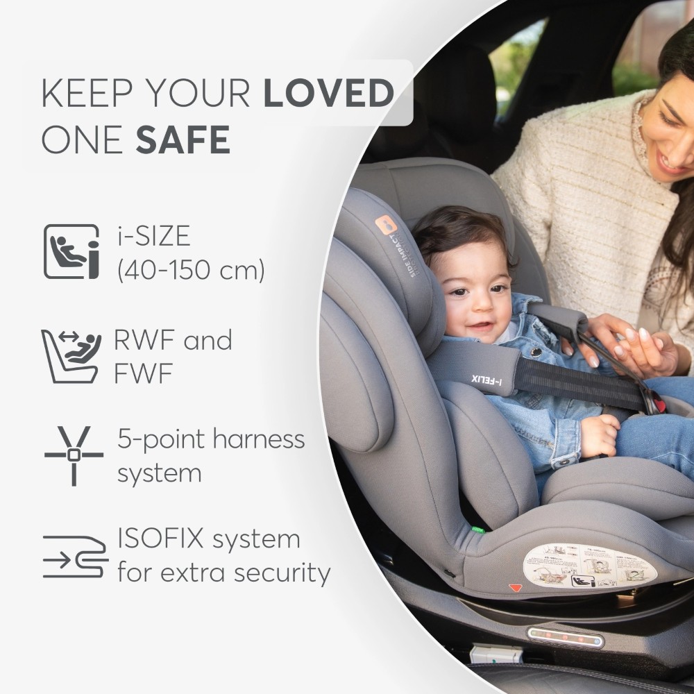 Η φωτογραφία δείχνει Κάθισμα αυτοκινήτου i-SIZE της εταιρείας Kikka Boo.