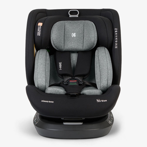 KIKKA BOO ΚΑΘΙΣΜΑ ΑΥΤΟΚΙΝΗΤΟΥ 40-150 cm i-HIKE i-SIZE DARK GREY 31002100052