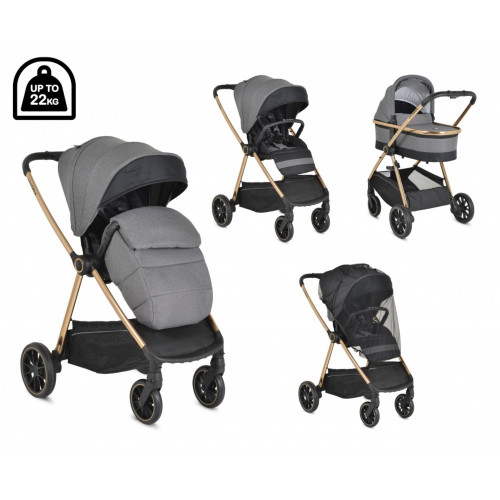 CANGAROO ΠΟΛΥΚΑΡΟΤΣΙ ΑΝΤΙΣΤΡΕΨΙΜΟ 2 ΣΕ 1 HYDRA GREY 3800146236021