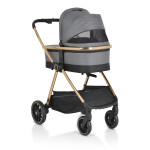 Η φωτογραφία δείχνει CANGAROO ΠΟΛΥΚΑΡΟΤΣΙ ΑΝΤΙΣΤΡΕΨΙΜΟ 2 ΣΕ 1 HYDRA GREY.