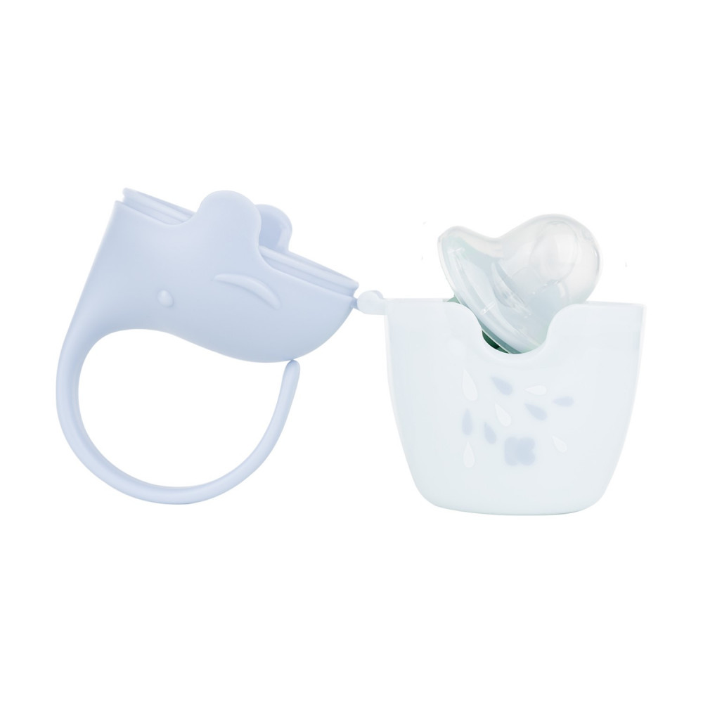 Η φωτογραφία δείχνει KIKKA BOO ΘΗΚΗ ΠΙΠΙΛΑΣ ELEPHANT BLUE.