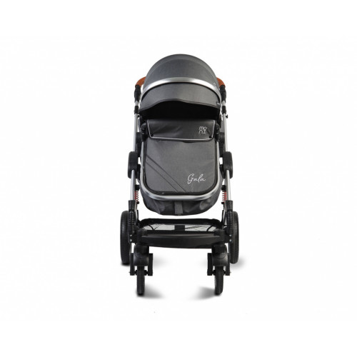 ΚΑΡΟΤΣΙ ΜΕΤΑΤΡΕΠΟΜΕΝΟ ΣΕ ΚΑΛΑΘΟΥΝΑ CANGAROO 2 IN 1 GALA BLACK LEATHER 3800146234928