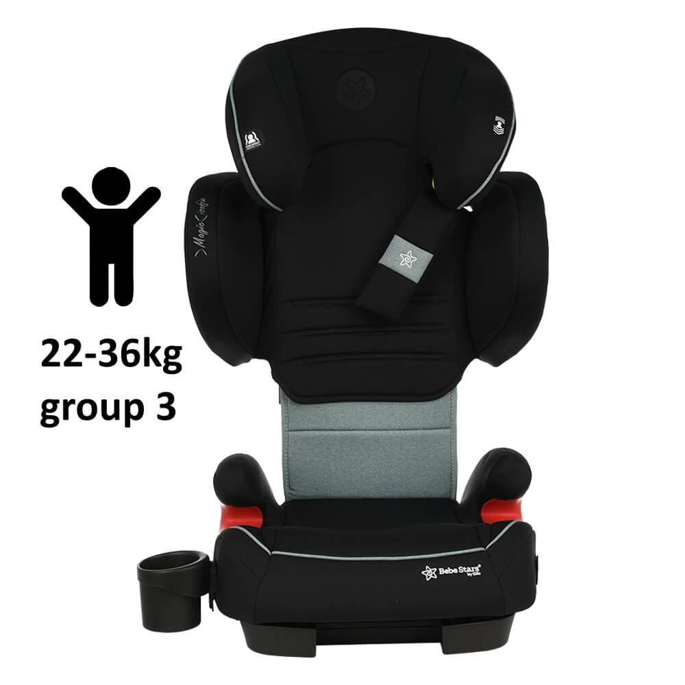 Το Magic isofix είναι τo νέο παιδικό κάθισμα αυτοκινήτου της Bebe Stars που μπορεί να χρησιμοποιηθεί για παιδιά με βάρος 15-36kg, διαθέτοντας επαρκή χώρο και προσφέροντας άνεση και ασφάλεια για το παιδί σας.