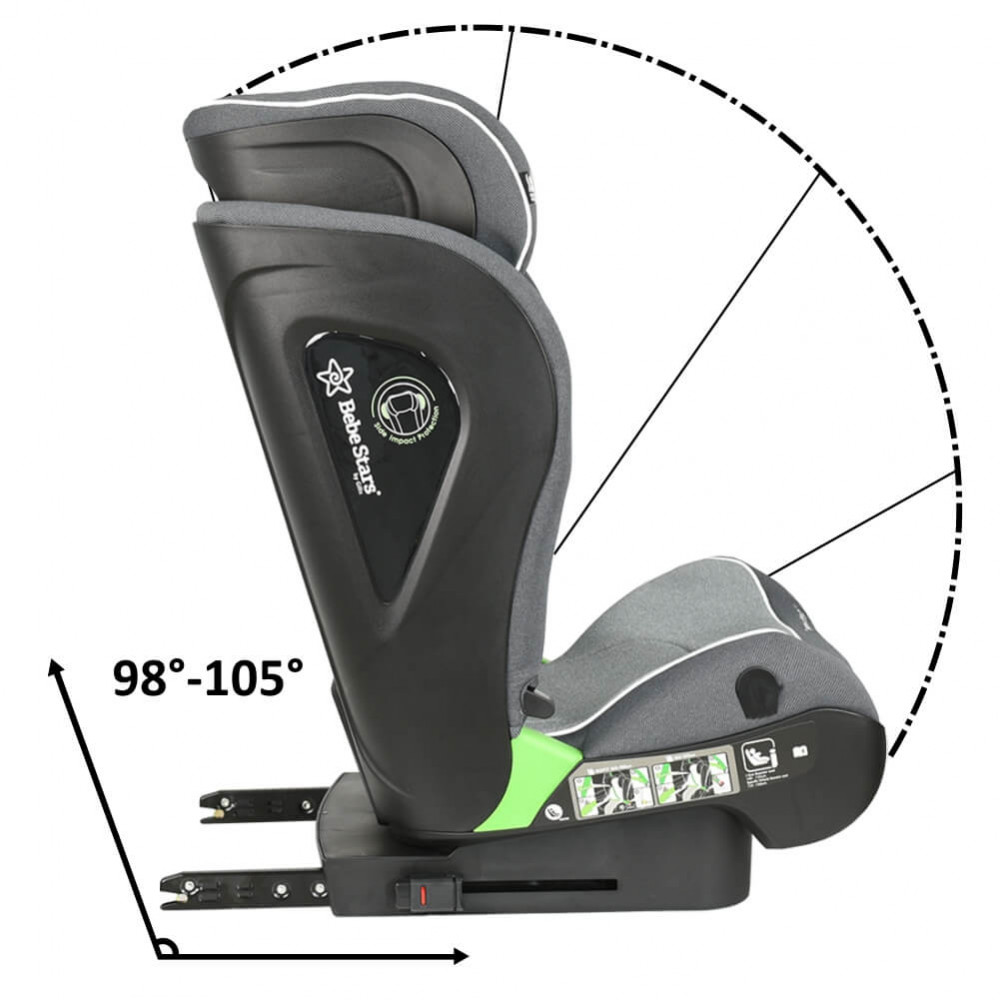 Το Leon i-Size είναι τo νέο παιδικό κάθισμα αυτοκινήτου της Bebe Stars που μπορεί να χρησιμοποιηθεί για παιδιά με ύψος 100-150cm, διαθέτοντας επαρκή χώρο και προσφέροντας άνεση και ασφάλεια για το παιδί σας.