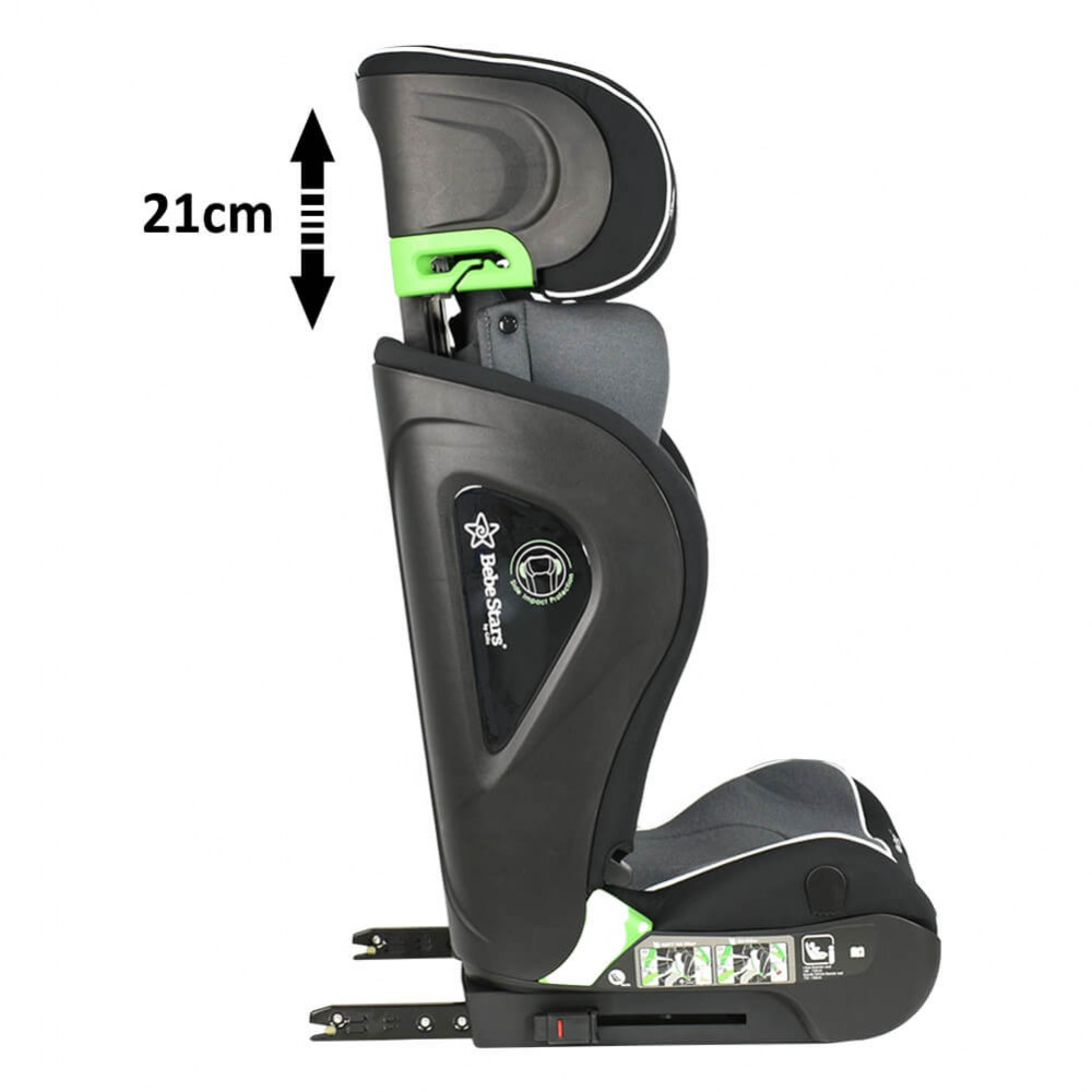 Το Leon i-Size είναι τo νέο παιδικό κάθισμα αυτοκινήτου της Bebe Stars που μπορεί να χρησιμοποιηθεί για παιδιά με ύψος 100-150cm, διαθέτοντας επαρκή χώρο και προσφέροντας άνεση και ασφάλεια για το παιδί σας.