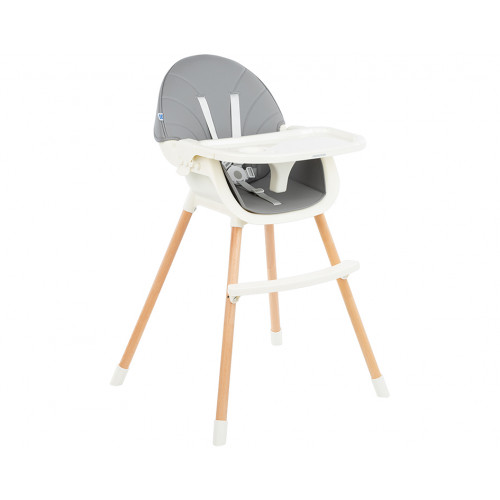 ΠΑΙΔΙΚΟ ΚΑΡΕΚΛΑΚΙ ΦΑΓΗΤΟΥ NUTRI WOOD KIKKA BOO GREY 31004010116  - (ΔΩΡΟ AΞΙΑΣ €6 ΜΠΩΛ ΦΑΓΗΤΟΥ)