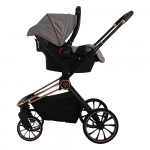 Το πολυκαρότσι  Jewel 3 σε 1  είναι κατάλληλο για παιδιά βάρους από 0 έως 22 kg ή 4 χρόνων .