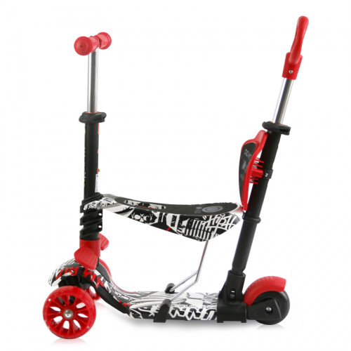LORELLI ΠΑΤΙΝΙ SCOOTER ΜΕ ΚΑΘΙΣΜΑ DRAXTER PLUS BLACK GRAFFITI 10390140022