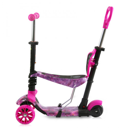 LORELLI ΠΑΤΙΝΙ SCOOTER ΜΕ ΚΑΘΙΣΜΑ DRAXTER PLUS PINK GALAXY 10390140021