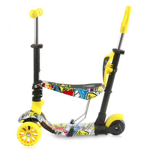 LORELLI ΠΑΤΙΝΙ SCOOTER ΜΕ ΚΑΘΙΣΜΑ DRAXTER PLUS GRAFFITI SMILE 10390140019